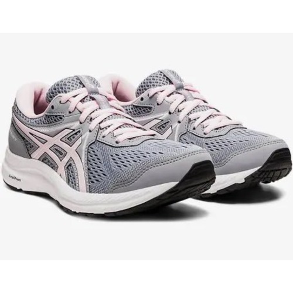 Asics Gel-Contend 7 Womens Running Workout Gym Shoes Grey Pink Size 9
